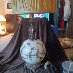 Reverse  Opalescent  LArge Lamp